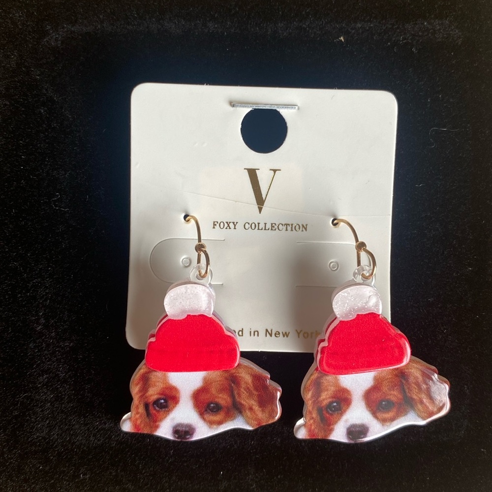 Cavalier King Charles Dangle Earrings